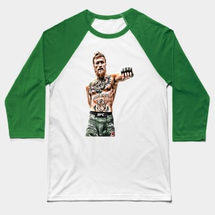 Conor McGregor: The Billionaire Strut Baseball T-Shirt